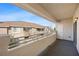 Balcony view features a partial view of the building and neighboring residences and common space at 9901 Trailwood Dr # 2144, Las Vegas, NV 89134