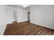 Spacious bedroom with wood flooring, ensuite bathroom and closet at 9901 Trailwood Dr # 2144, Las Vegas, NV 89134