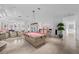 Well-lit game room with pool table, jukebox, bar area, and stylish decor at 10 Innisbrook Ave, Las Vegas, NV 89113