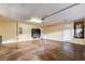 Spacious two-car garage with plenty of storage and room for vehicles at 10671 Capesthorne Way, Las Vegas, NV 89135