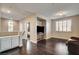 This bright loft features hardwood floors, natural light from windows, and a spacious entertaining area at 10671 Capesthorne Way, Las Vegas, NV 89135