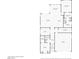 Detailed floor plan layout featuring the bedroom, kitchen, living room, and garage at 243 Sun Glaze Ave, Henderson, NV 89011
