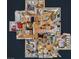 3D overhead floorplan showcases the layout of the bedrooms, living spaces, kitchen, and bathrooms at 25 Luce Del Sole # 3, Henderson, NV 89011