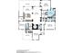 Detailed floorplan showcasing the layout of the bedrooms, living spaces and balconies at 25 Luce Del Sole # 3, Henderson, NV 89011