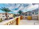 Lovely view from the terrace of houses and palm trees against a beautiful blue sky at 25 Luce Del Sole # 3, Henderson, NV 89011