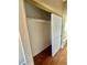 A closet with sliding doors and a shelf with a hanging rod inside at 3550 Bay Sands Dr # 2097, Laughlin, NV 89029