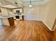 Cozy kitchen with white cabinetry, laminate countertops and wood plank flooring at 3550 Bay Sands Dr # 2097, Laughlin, NV 89029