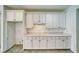 Kitchen view featuring white cabinets and countertops with tiled flooring at 3891 Sedgwick, Pahrump, NV 89061
