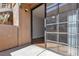 This patio features a sliding glass door leading to the interior of the home at 5162 S Jones Blvd # 106, Las Vegas, NV 89118
