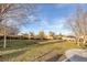 Neighborhood park features a well-maintained grassy lawn and mature trees at 6021 Vista Clara St, Las Vegas, NV 89148