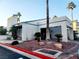 Contemporary building exterior featuring desert landscaping and covered entrance at 6250 W Flamingo Rd # 135, Las Vegas, NV 89103