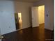 Bedroom showing floors, closet, and mirror at 7255 W Sunset Rd # 2093, Las Vegas, NV 89113