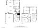 Detailed two-story floor plan with measurements, showing layout of rooms at 7624 Molfetta St, Las Vegas, NV 89149