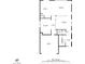 Detailed first floor plan of the house at 7837 Hamilton Pool Dr, Las Vegas, NV 89113