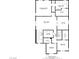 Detailed floor plan showcasing the layout of the second floor, including the bedrooms, bathrooms, and Gathering room at 8564 Scalpay St, Las Vegas, NV 89166