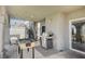 Covered outdoor space with grill and foosball table, offering a great space for entertainment at 8725 Hawk Canyon St, Henderson, NV 89074
