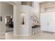 Entry hall showcasing neutral walls, a decorative niche, and a view of the front door at 8894 Don Horton Ave, Las Vegas, NV 89178