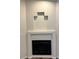 Close up on modern fireplace with geometric design at , Henderson, NV 89014