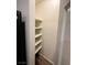 Walk-in pantry features several shelves to maximize storage space at , Henderson, NV 89014