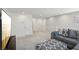 Spacious living room with a large TV, comfortable seating, and neutral decor at 160 Lilt Ave, Henderson, NV 89011