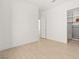 Light and airy bedroom with tile floors and a spacious closet at 177 Cactus Sunrise St, Las Vegas, NV 89138