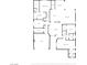 Detailed floor plan showcasing the layout of the house with labeled rooms and dimensions at 177 Cactus Sunrise St, Las Vegas, NV 89138