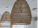 Close-up of woven pendant lights adding a stylish touch to the kitchen and dining area at 2616 Tolmezzo St, Henderson, NV 89044