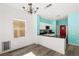Open kitchen featuring modern appliances and breakfast bar at 2664 Strichen Ave, Henderson, NV 89044