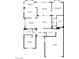 Layout of home with kitchen, living room, bedrooms, and bathrooms identified at 2913 Laverton Dr, Las Vegas, NV 89134