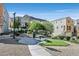 Well-maintained community space with a picnic table, grill, and walking paths at 3457 Abilene Gold Ct, Las Vegas, NV 89129