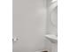 Elegant powder room featuring a pedestal sink and neutral wall color at 3457 Abilene Gold Ct, Las Vegas, NV 89129