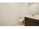 Powder room with stylish vanity and modern fixtures, designed for convenience and style at 39 Strada Fontana, Henderson, NV 89011