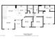 Detailed floor plan showcasing the layout and dimensions of the living spaces at 3915 Palm Beach St # 201, Las Vegas, NV 89129