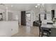 Open-plan living area with tile flooring and a balcony at 3915 Palm Beach St # 201, Las Vegas, NV 89129