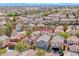 Aerial view of a neighborhood featuring many two-story homes and mature landscaping at 4921 Lazy Day Ct, Las Vegas, NV 89131