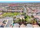 Neighborhood aerial view highlighting the community's lush landscaping and proximity to 4921 Lazy Day Court at 4921 Lazy Day Ct, Las Vegas, NV 89131