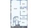 Detailed first-floor layout featuring three bedrooms, a Gathering room, and convenient laundry area at 4921 Lazy Day Ct, Las Vegas, NV 89131