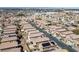 An aerial view of a large residential community, showcasing well-organized streets and uniform housing at 6403 Dundock Ave, Las Vegas, NV 89122