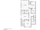 Layout of the house floor plan showing bedrooms, bathrooms, closet, laundry room, and stairs at 6403 Dundock Ave, Las Vegas, NV 89122