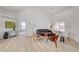 Modern living room with vaulted ceilings and ample natural light at 8301 Shad Bush Ave, Las Vegas, NV 89149