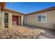 Open front patio featuring a double door entry with a charming and inviting feel at 8370 Unicorn St, Las Vegas, NV 89131