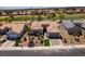Charming single-story home featuring a tile roof, desert landscaping, and a two-car garage at 9425 Villa Ridge Dr, Las Vegas, NV 89134