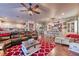 Open-concept living room, kitchen, and dining area perfect for entertaining at 9692 Waukegan Ave, Las Vegas, NV 89148