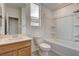 Bright bathroom featuring a tub and a sink at 9993 Birch Knoll Ave, Las Vegas, NV 89166