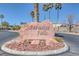 Welcome to Paradise Falls! The community's rock signage offers a sense of exclusivity and natural beauty at , Las Vegas, NV 89130