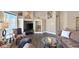 Cozy living room showcases a built-in media center and inviting seating arrangement at , Las Vegas, NV 89130