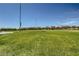 Expansive community grass field perfect for sports and outdoor activities on a sunny day at 10271 Bark Pine Ct, Las Vegas, NV 89166
