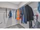 Well-organized walk-in closet with ample hanging space, offering plentiful storage solutions at 10367 Andele Ave, Las Vegas, NV 89166