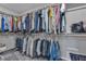 Spacious walk-in closet with well-organized shelving and hanging rods, maximizing storage capacity at 10367 Andele Ave, Las Vegas, NV 89166