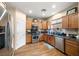 Well-equipped kitchen with stainless steel appliances and ample cabinet space at 10766 La Florentina Ave, Las Vegas, NV 89166